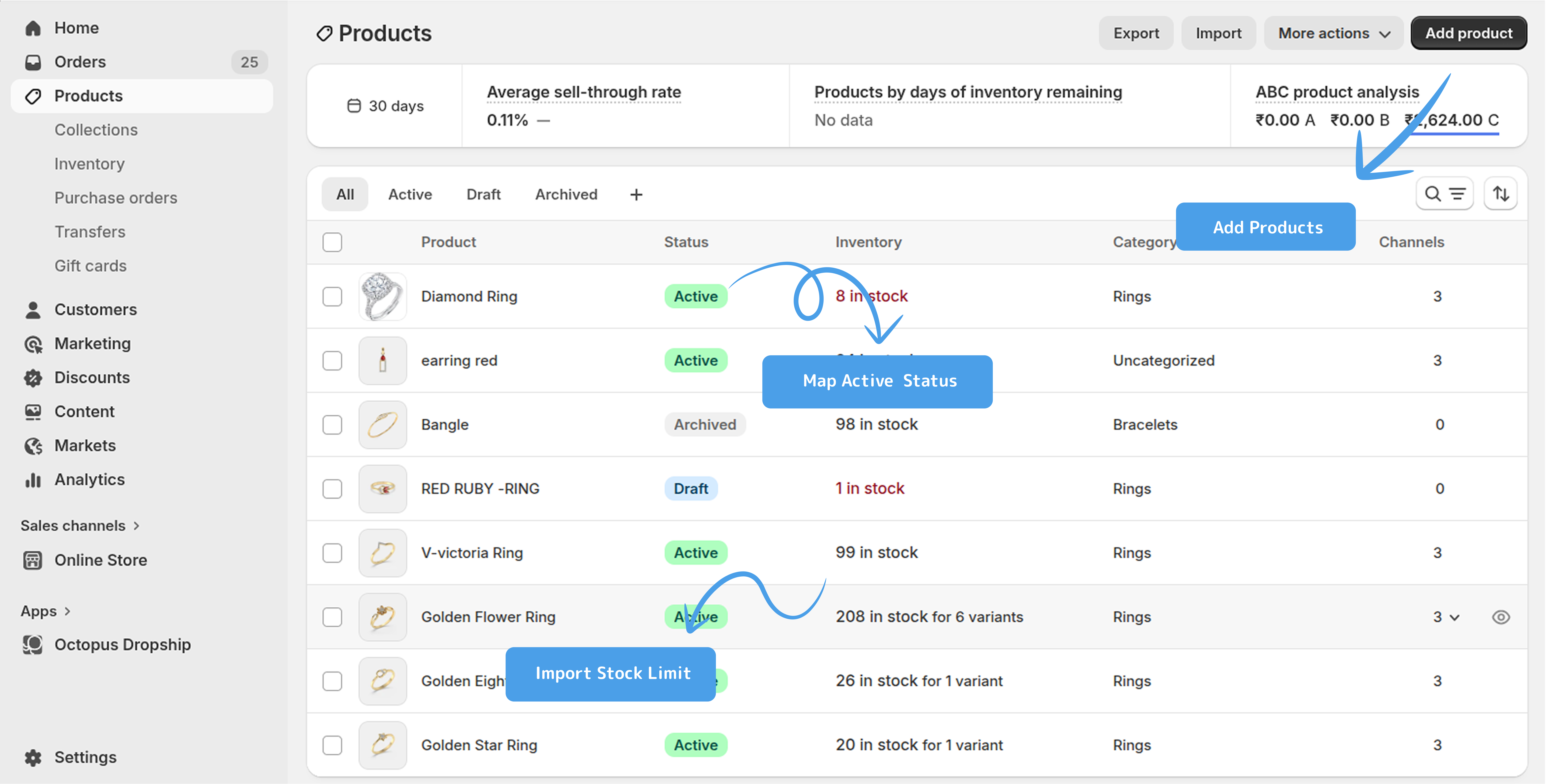 Add Products in Seconds
